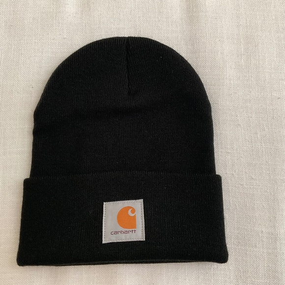 Carhartt Accessories - •Carhartt Black Knit Cuffed Beanie Unisex O/S NWOT